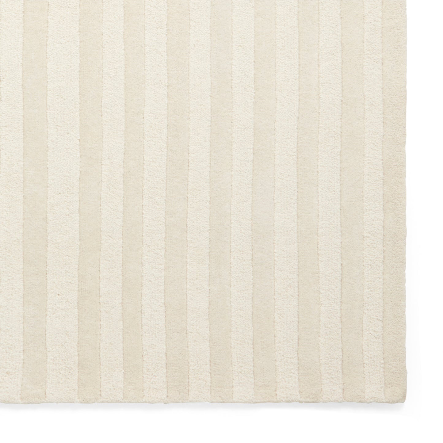 Hudson Bay Rug - Arched Stripe Pattern Cream