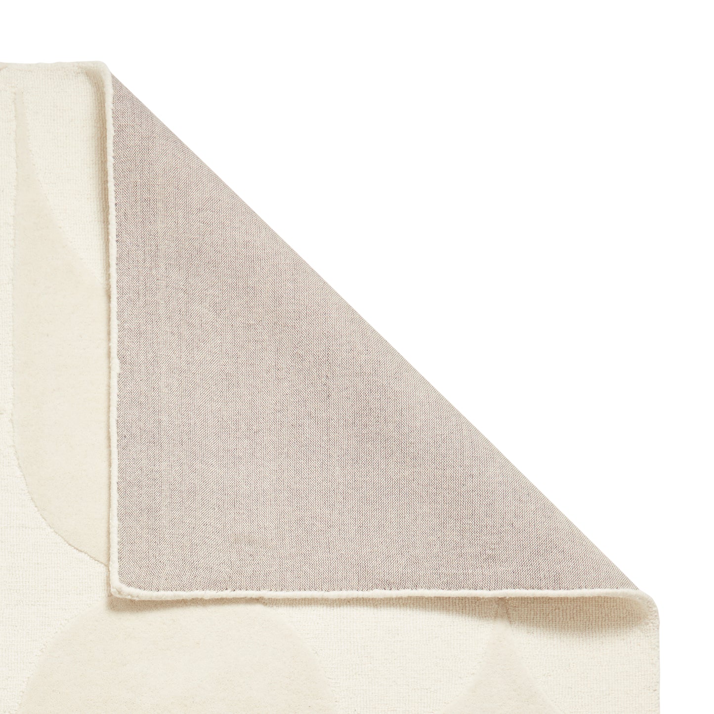 Hudson Bay Rug - Sculpted Arc Pattern Cream