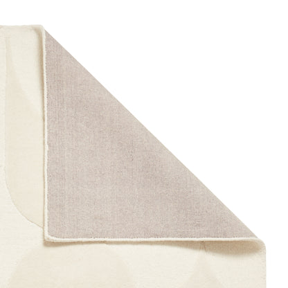 Hudson Bay Rug - Sculpted Arc Pattern Cream