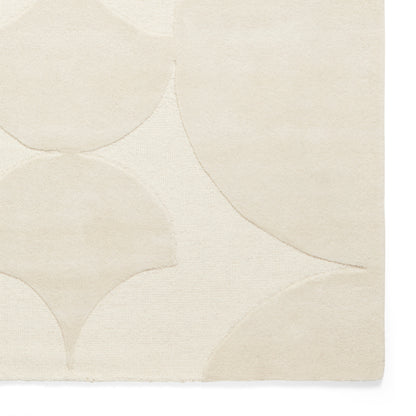 Hudson Bay Rug - Sculpted Arc Pattern Cream