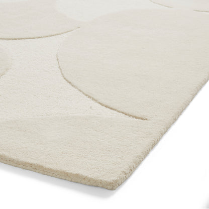 Hudson Bay Rug - Sculpted Arc Pattern Cream