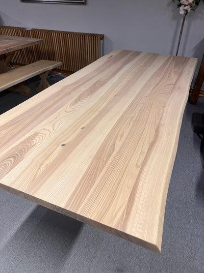 Bespoke Live-Edge Ash Dining Table