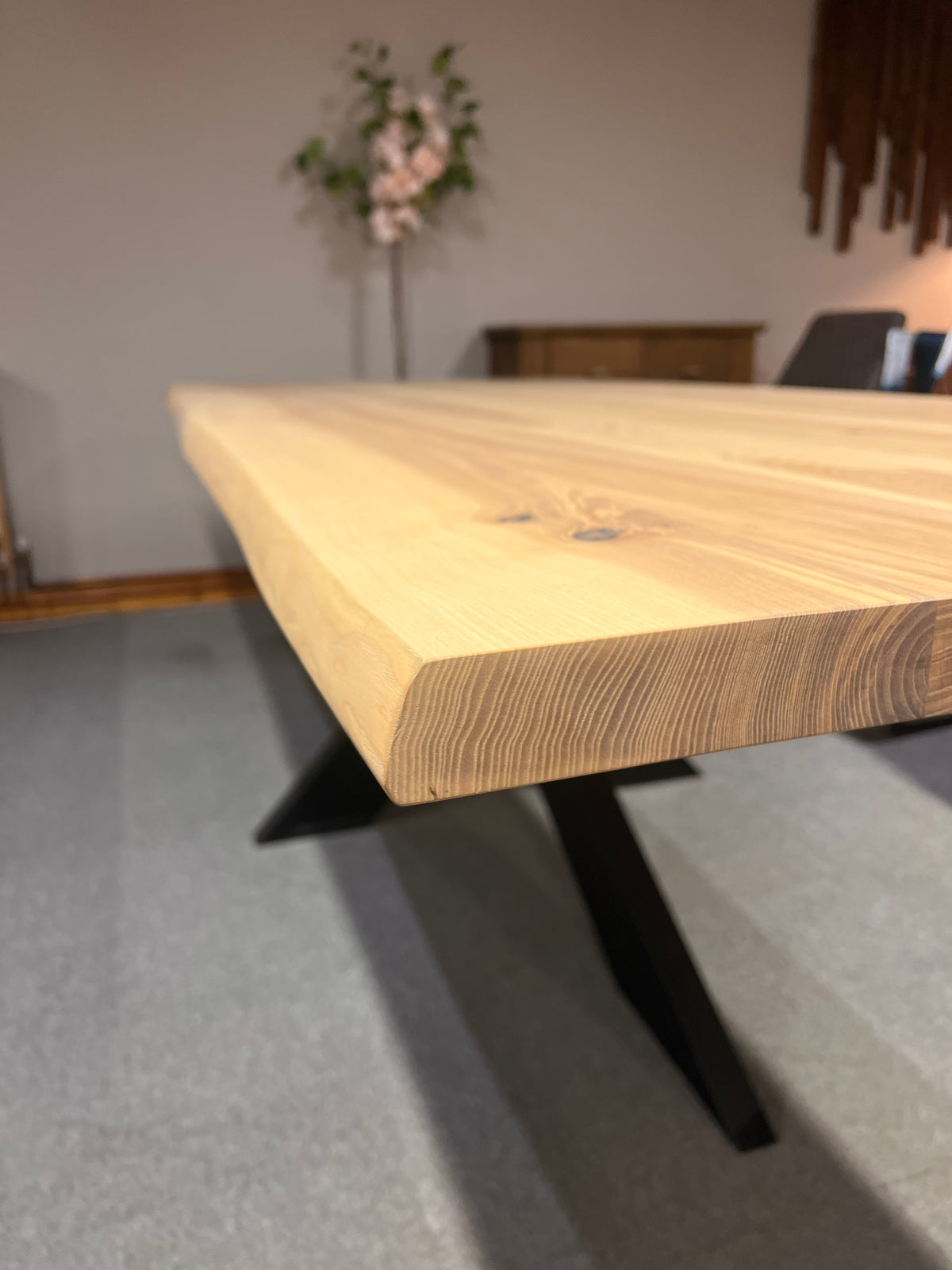 Bespoke Live-Edge Ash Dining Table