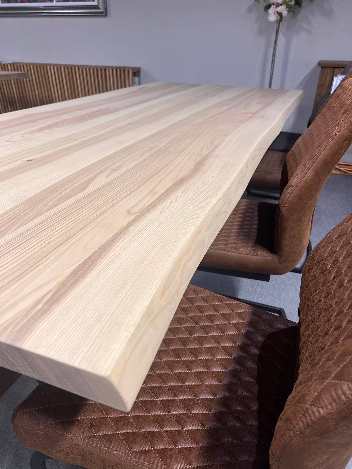 Bespoke Live-Edge Ash Dining Table