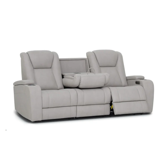 Jesse 3 Seater - Pearl w/ Drop-Down Tray AC