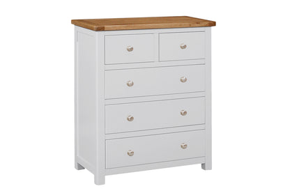 Kylie 5 Drawer Chest - Silent Grey