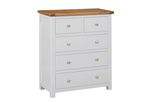 Kylie 5 Drawer Chest - Silent Grey