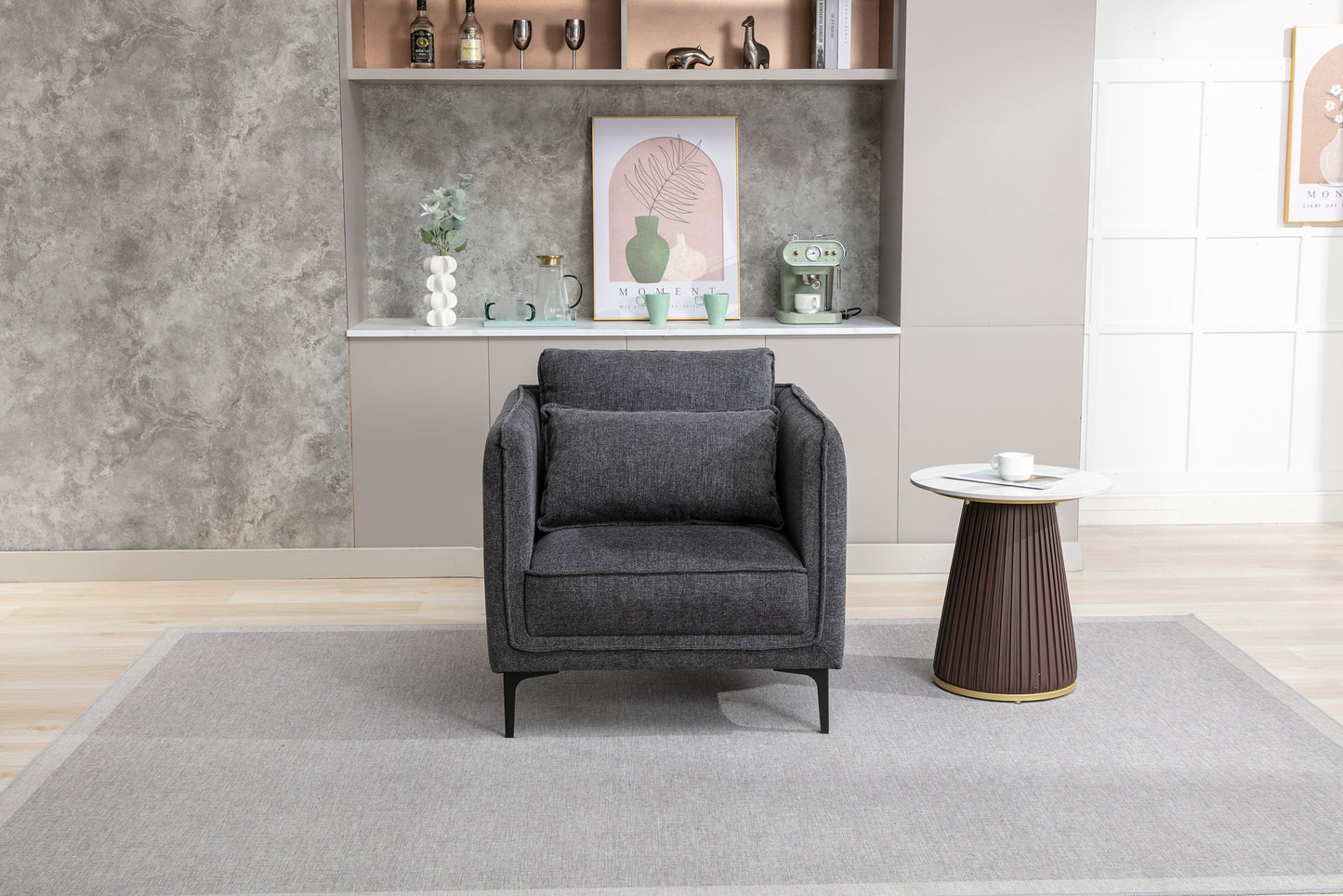 Landon 1 Seater - Dark Grey