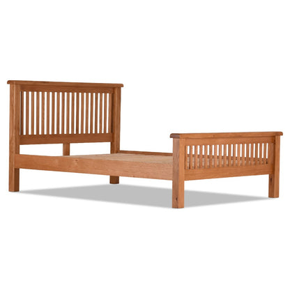 Oscar Slatted Bed Frame - Solid Oak - Multiple Sizes