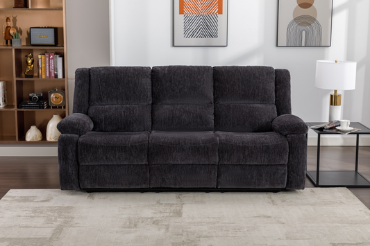 Perth 3 Seater - Charcoal
