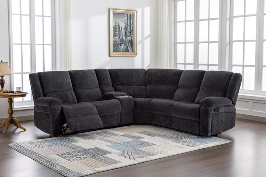 Perth Corner Sofa - Charcoal