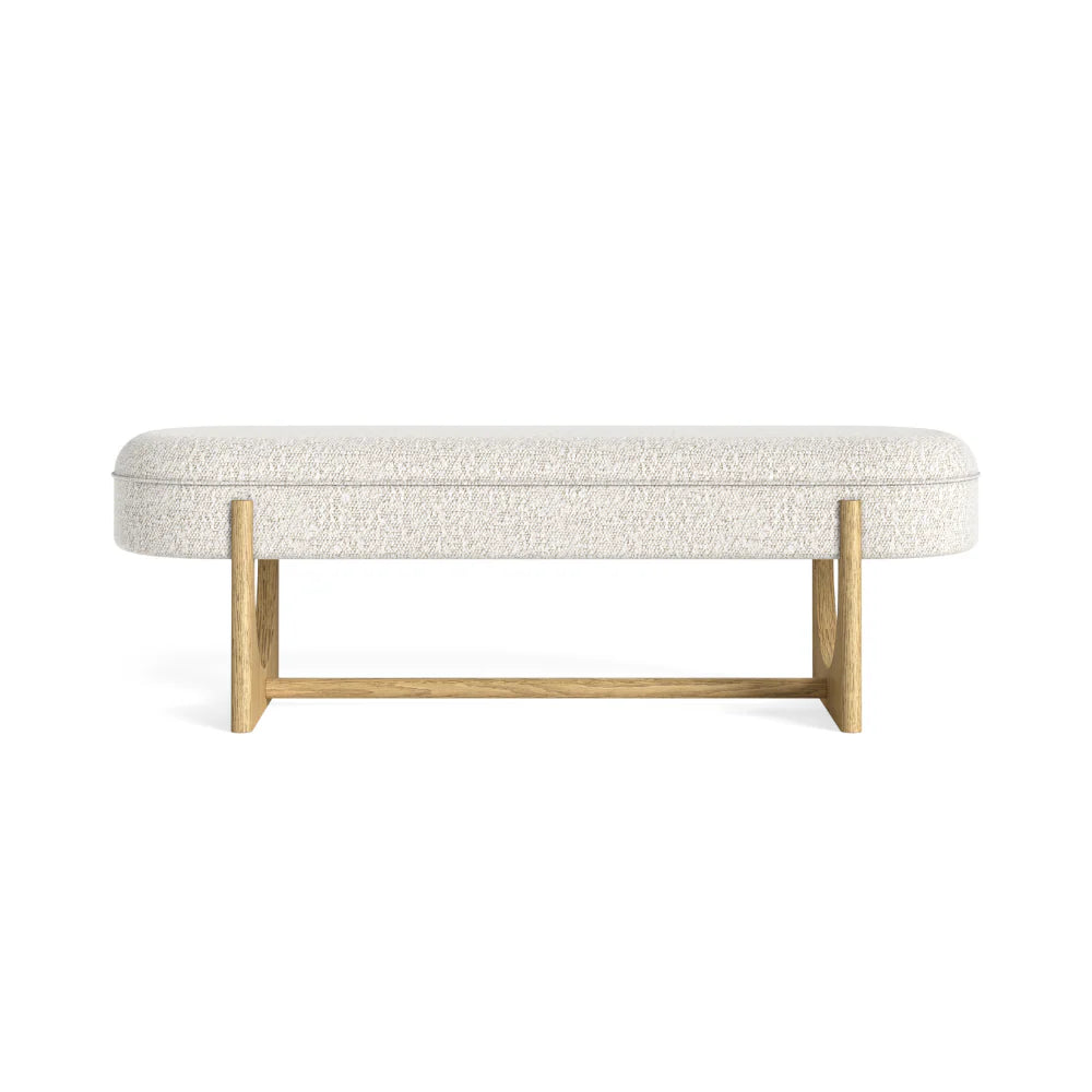 Phoenix Bench - Oak w/ Cushioned Seat