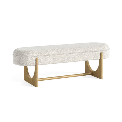 Phoenix Bench - Oak w/ Cushioned Seat