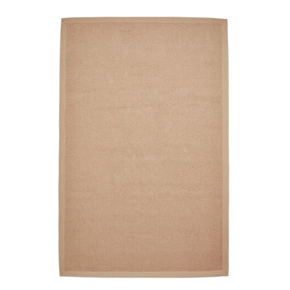 Portland Jute Rug - Beige w/ Beige Border