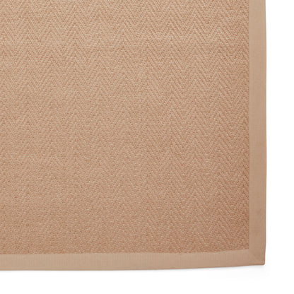Portland Jute Rug - Beige w/ Beige Border