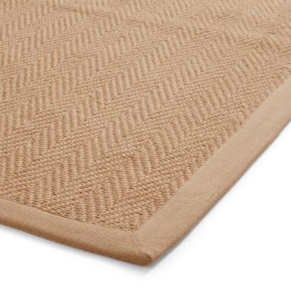 Portland Jute Rug - Beige w/ Beige Border