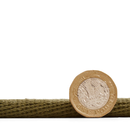 Portland Jute Rug - Beige w/ Green Border