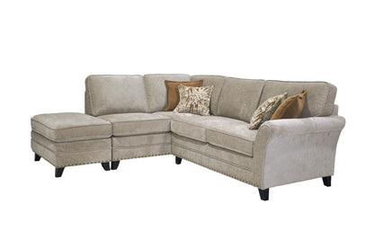 Pippa Corner Couch - Mink