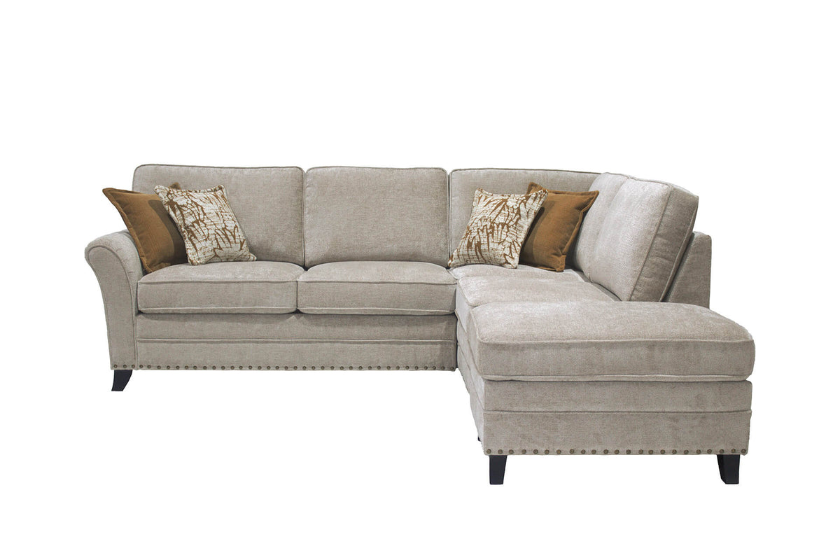 Pippa Corner Couch - Mink