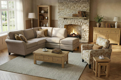 Pippa Corner Couch - Mink