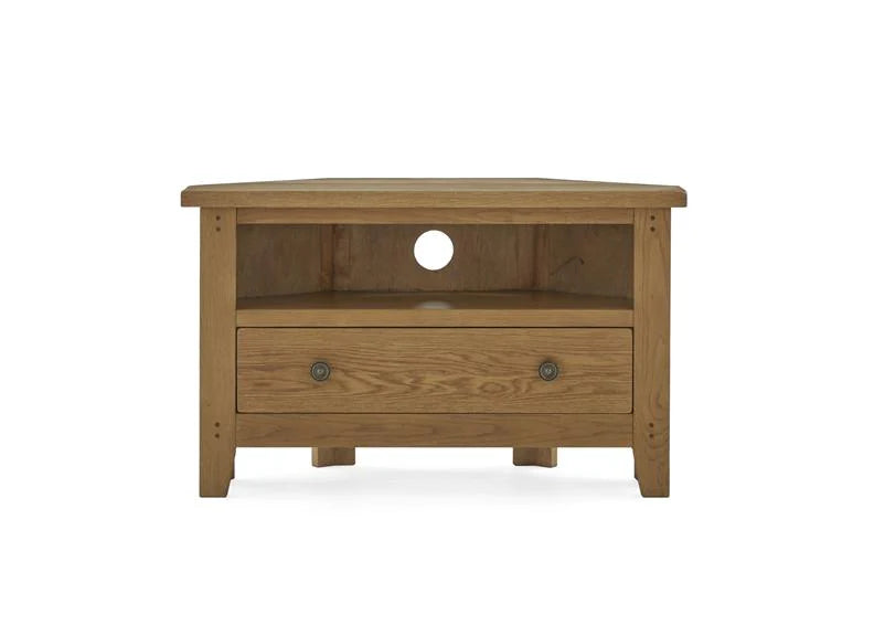 Burford Corner TV Unit - Oak - Multiple Sizes