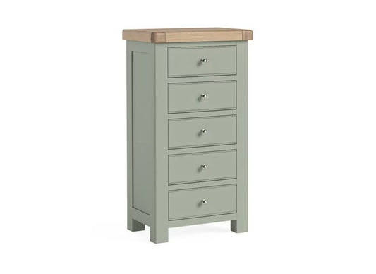 Salcombe Tallboy Chest - Sage
