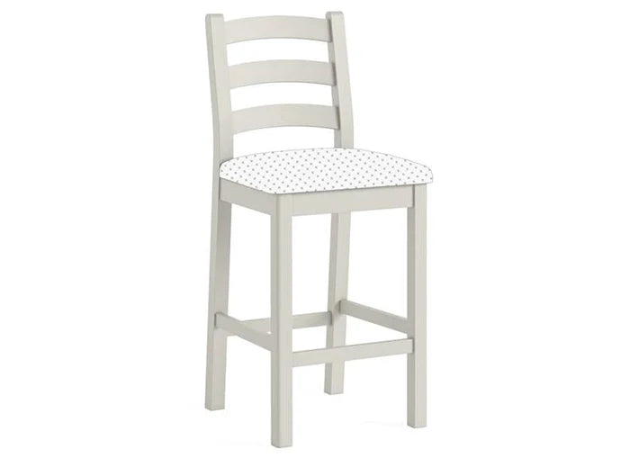 Salcombe Bar Stool - Light Grey - Multiple Cushion Options