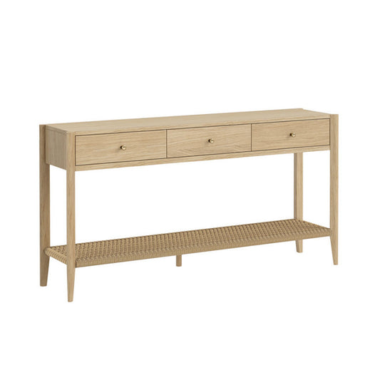 Sicily Console Table - Light Oak - Multiple Sizes
