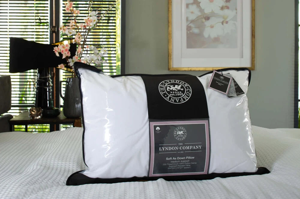The Lyndon Company - Soft as Down Fibre Pillow - Soft to Medium