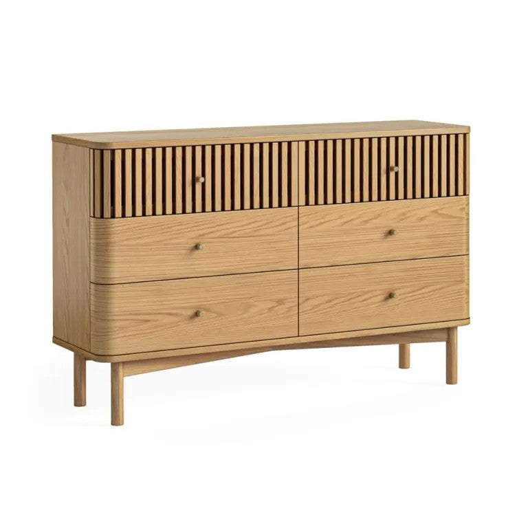 Soho 6 Drawer Chest - Natural