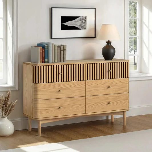 Soho 6 Drawer Chest - Natural