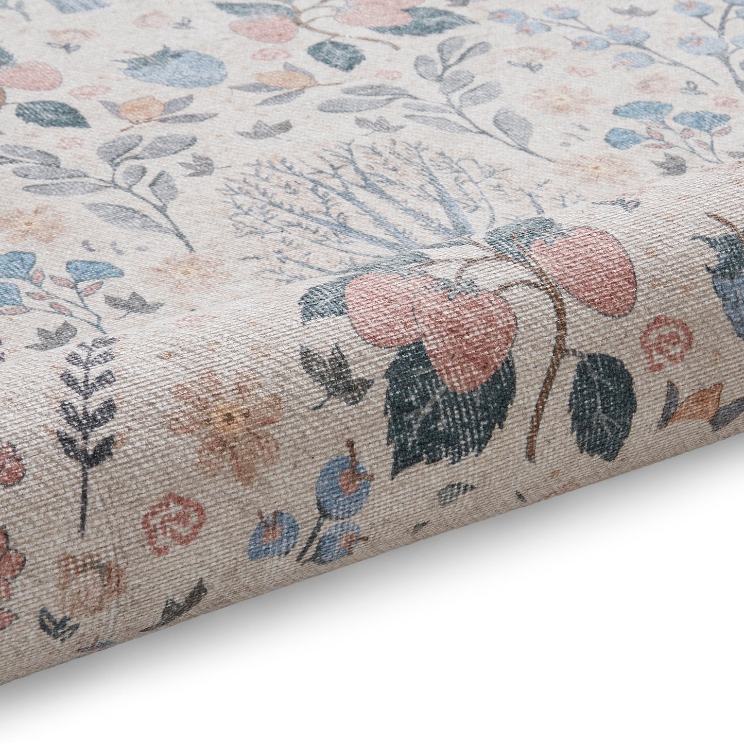 Versailles H1373 Washable Rug - Beige/Blue