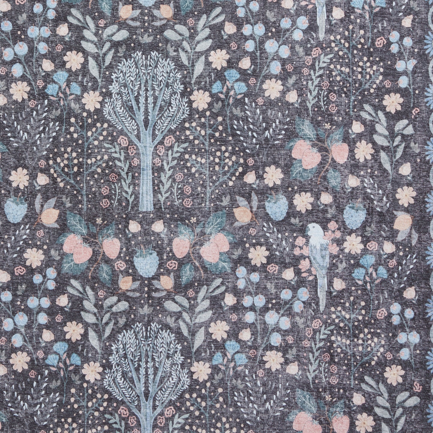 Versailles H1373 Washable Rug - Black/Blue