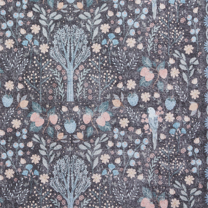 Versailles H1373 Washable Rug - Black/Blue