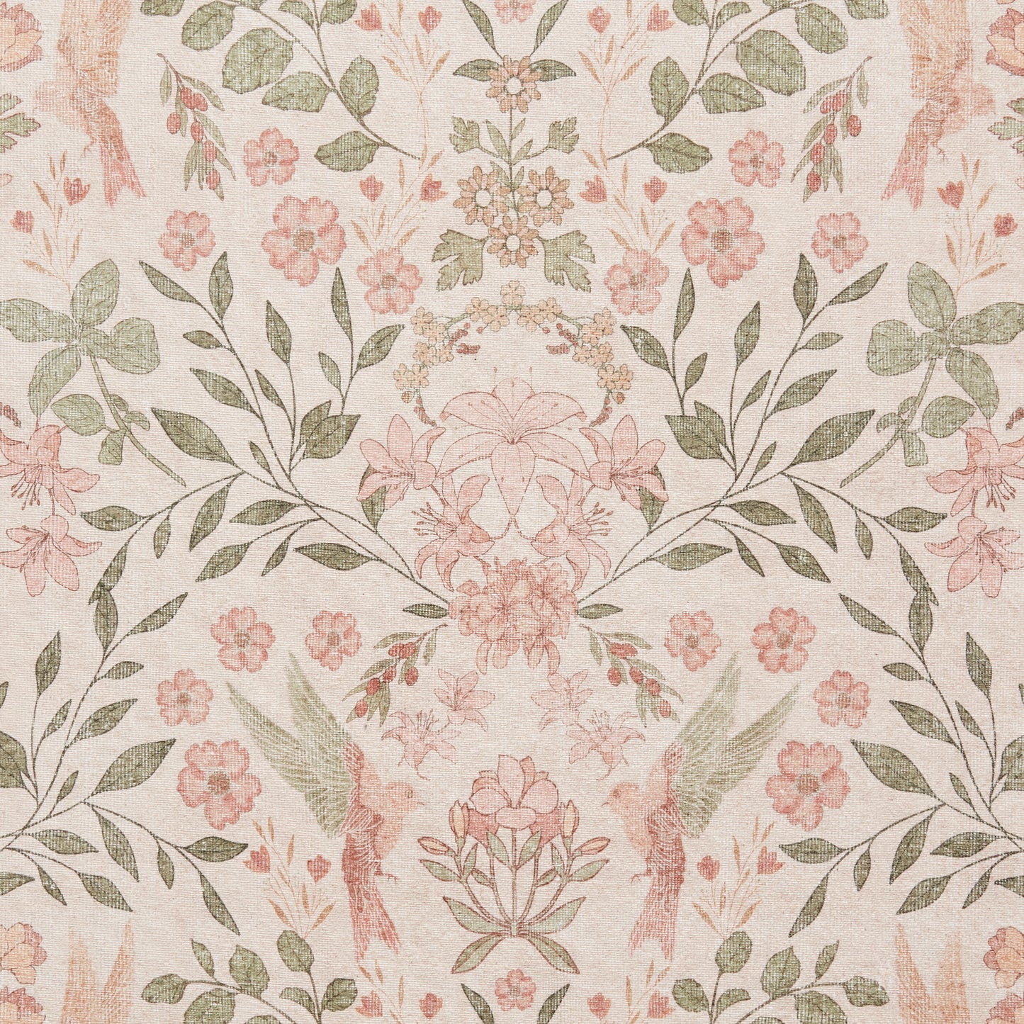 Versailles H1423 Washable Rug - Beige/Green