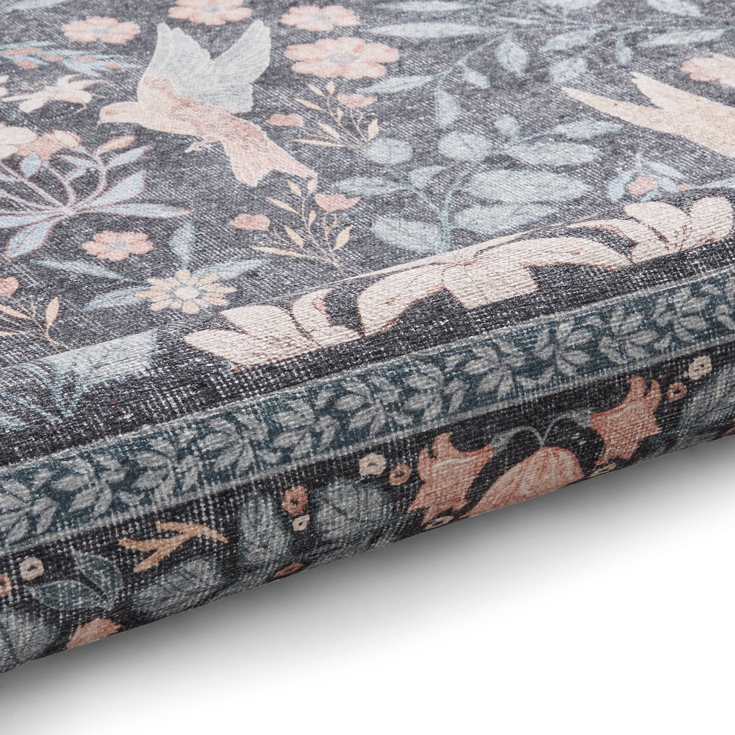 Versailles H1423 Washable Rug - Dark Blue