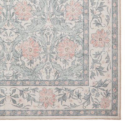 Versailles H1424 Washable Rug - Beige/Blue