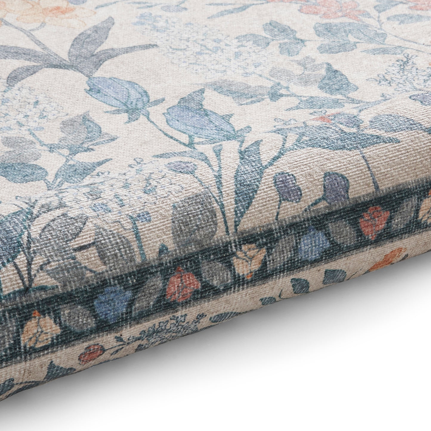 Versailles H1425 Washable Rug - Beige/Blue