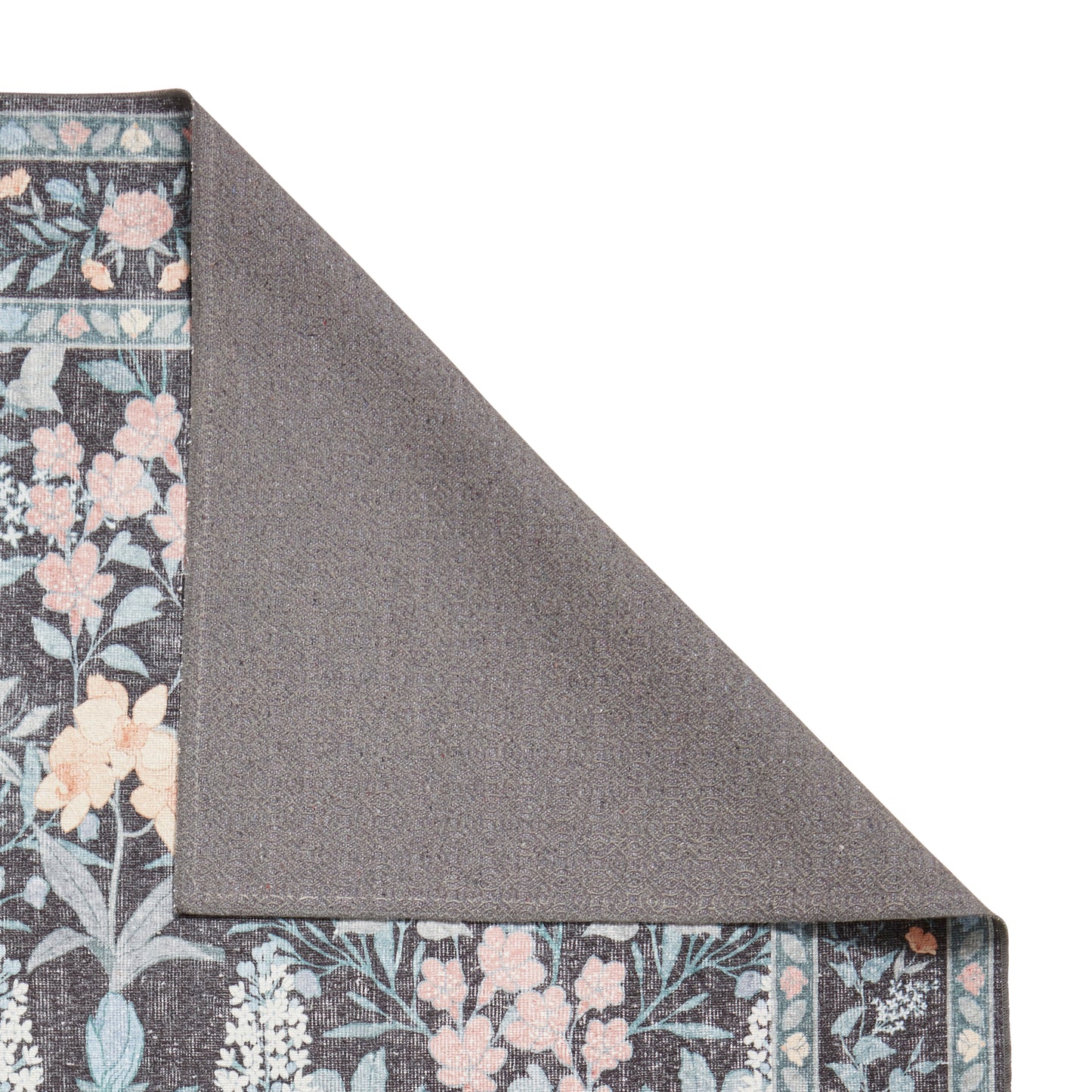 Versailles H1425 Washable Rug - Dark Blue