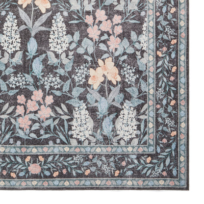 Versailles H1425 Washable Rug - Dark Blue