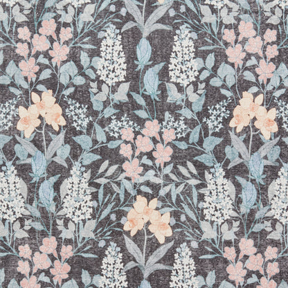 Versailles H1425 Washable Rug - Dark Blue