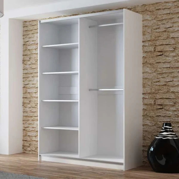 Vigo Sliding Wardrobe - White - Multiple Sizes