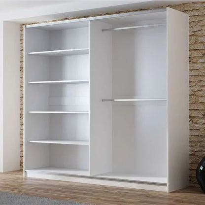 Vigo Sliding Wardrobe - White - Multiple Sizes