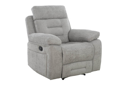 Wilbur 1 Seater Manual Recliner Armchair - Grey