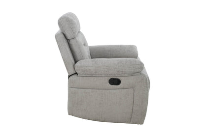 Wilbur 1 Seater Manual Recliner Armchair - Grey