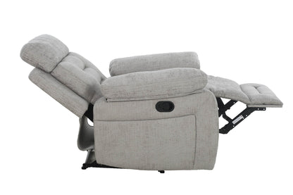 Wilbur 1 Seater Manual Recliner Armchair - Grey