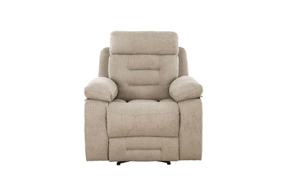 Wilbur 1 Seater Manual Recliner Armchair - Latte