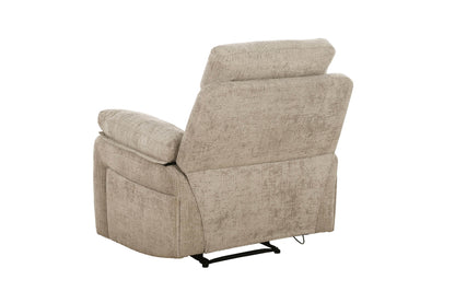 Wilbur 1 Seater Manual Recliner Armchair - Latte