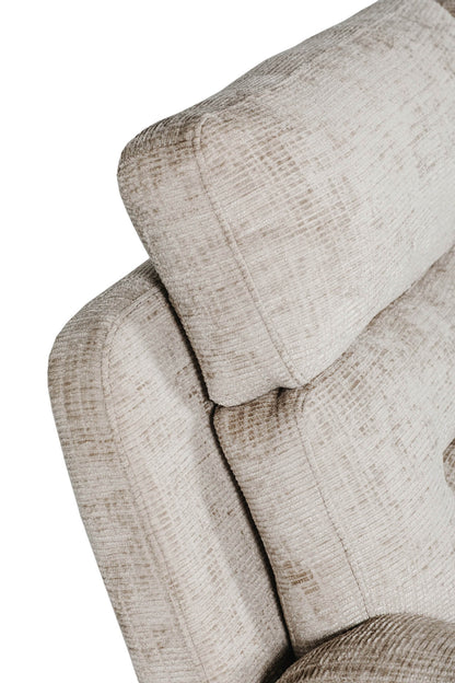 Wilbur Corner Manual Recliner Sofa - Latte