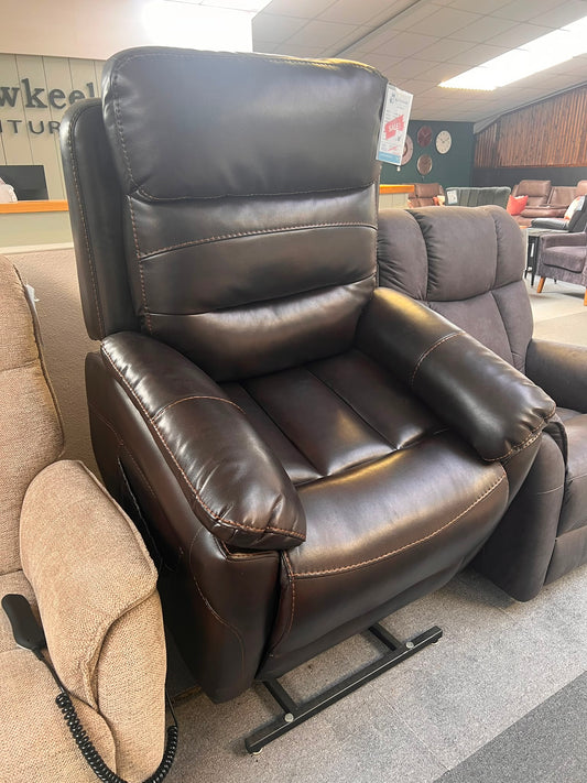 Areama Tilt & Rise Chair, Leather - Floor Model Only